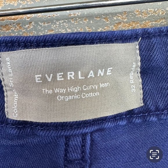 Everlane The Curvy Way-High Jean Archroma Deep Lapis Sz 32 NWT - Picture 8 of 15